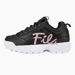 Fila Disrupter 2 Script - Naisten Urheilujalkineet - Mustat/Pinkki | FI-21477